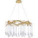 Canada 12 Light 31.5 inch Gold Chandelier Ceiling Light