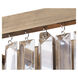 Social Club 1 Light 7.5 inch Havana Gold Bath Vanity Wall Light