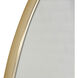 Tabitha 42 X 42 inch Gold Wall Mirror