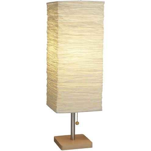 Dune 25 inch 100 watt Natural Tall Table Lamp Portable Light