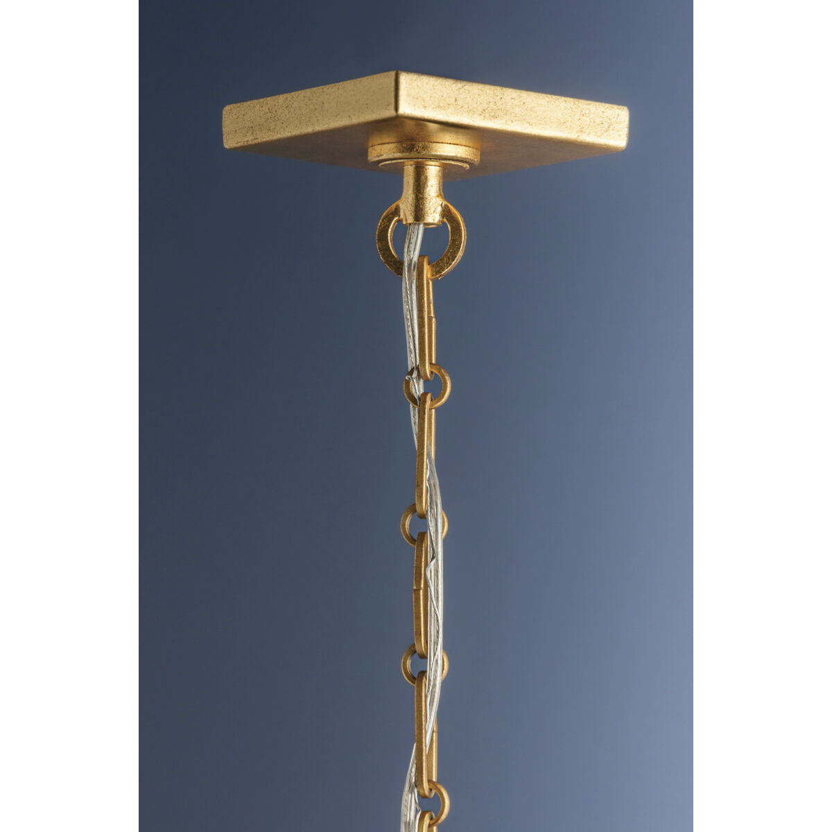 Lincroft 4 Light 12.25 inch Vintage Gold Leaf and Soft Sand Hanging Lantern Ceiling Light