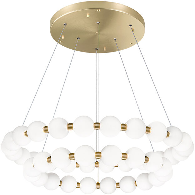 Oni LED 31.5 inch Oxidized Gold Pendant Ceiling Light