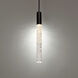 Magic LED 6.5 inch Black Pendant Ceiling Light in 1, Round