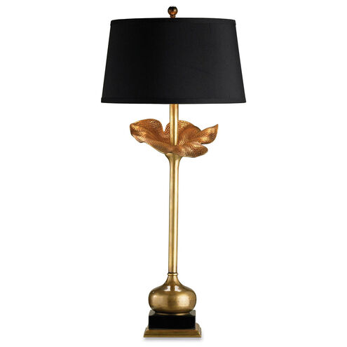 Metamorphosis 32 inch 150 watt Antique Brass Table Lamp Portable Light
