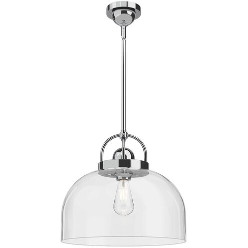 Alora Mood Lancaster 1 Light 15 inch Chrome Pendant Ceiling Light