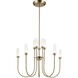 Moraine LED Champagne Bronze Chandelier Ceiling Light