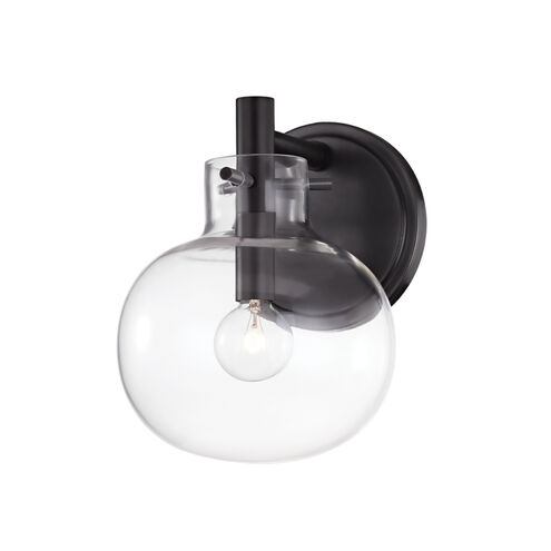 Hempstead 1 Light 7 inch Black Brass Wall Sconce Wall Light