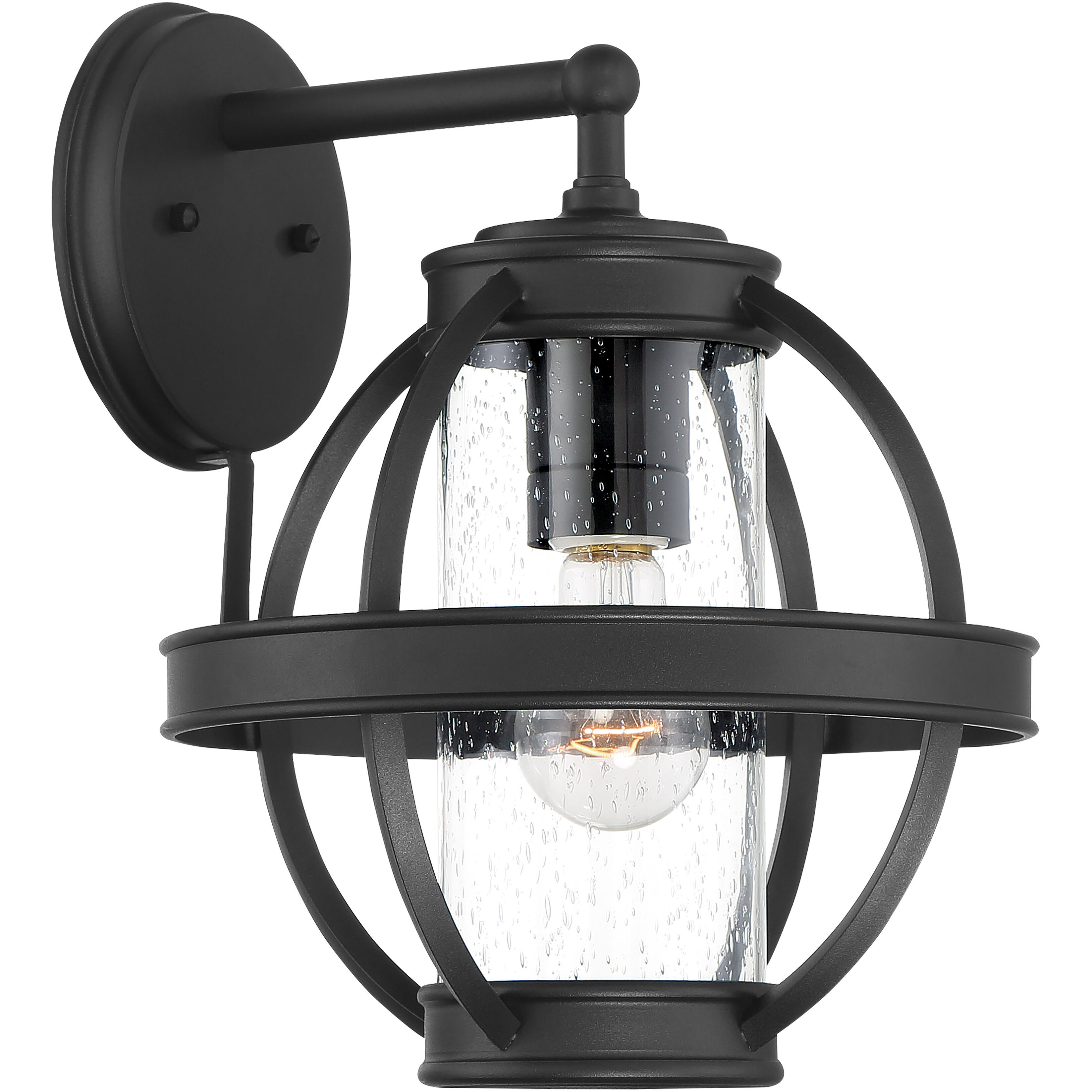 Cumberland Court 1 Light 14 inch Sand Coal Outdoor Wall Mount, Great Outdoors