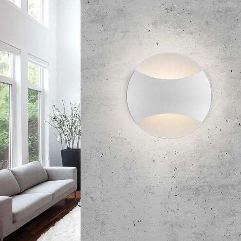 Toma LED 5 inch Textured White ADA Sconce Wall Light