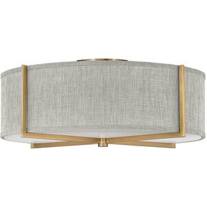 Galerie Axis LED 26 inch Heritage Brass Indoor Semi-Flush Mount Ceiling Light