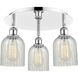 Caledonia 3 Light 16.75 inch Polished Chrome Flush Mount Ceiling Light in Mouchette