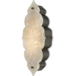 Andalusia 1 Light 6 inch Hiroshi Gray/Sugar White/Natural Stone ADA Wall Sconce Wall Light
