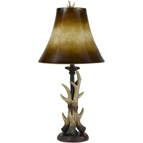 Buckhorn 30 inch 100 watt Bone Table Lamp Portable Light