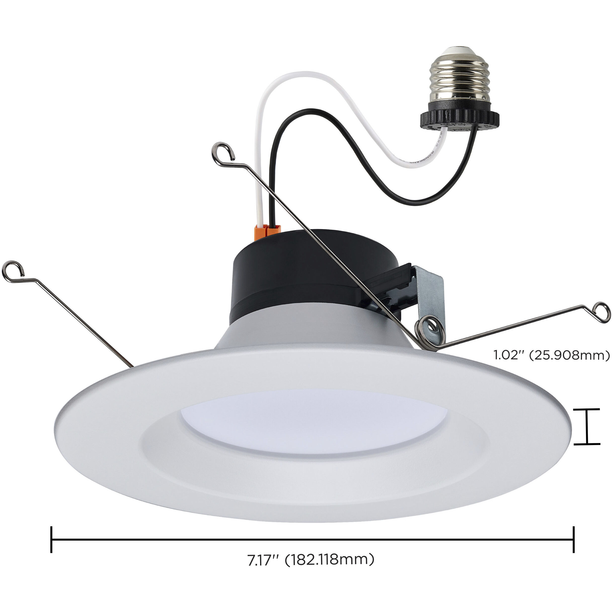 Starfish Integrated LED White Recessed