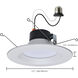 Starfish Integrated LED White Recessed