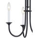Meadowview 3 Light 18 inch Matte Black Chandelier Ceiling Light