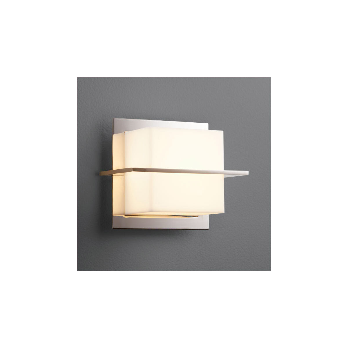 Metrix 1 Light 6 inch Polished Nickel Sconce Wall Light