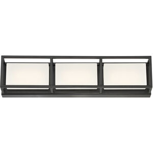 Tamar LED 20 inch Black Vanity Light Wall Light, Small