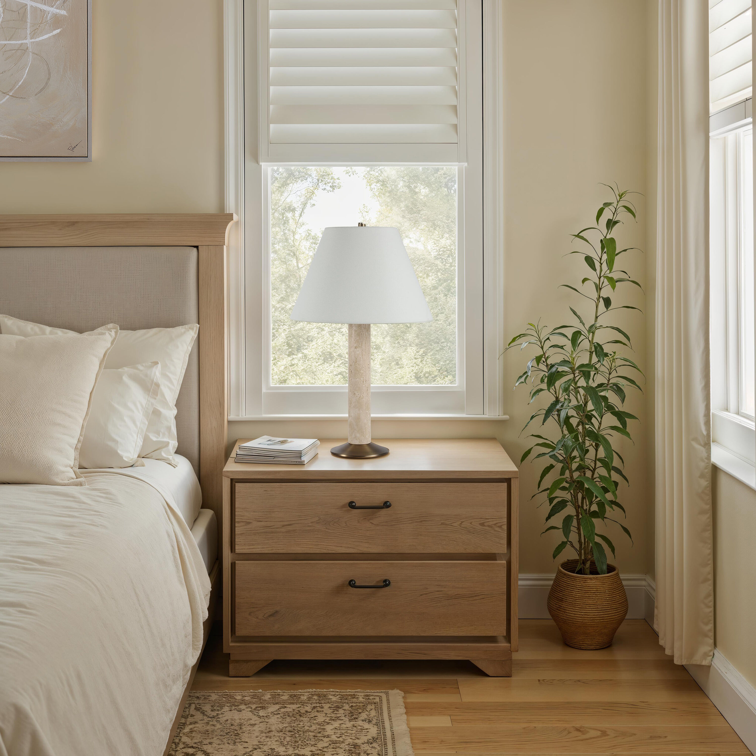 Tamara 25.5 inch Beige Table Lamp Portable Light