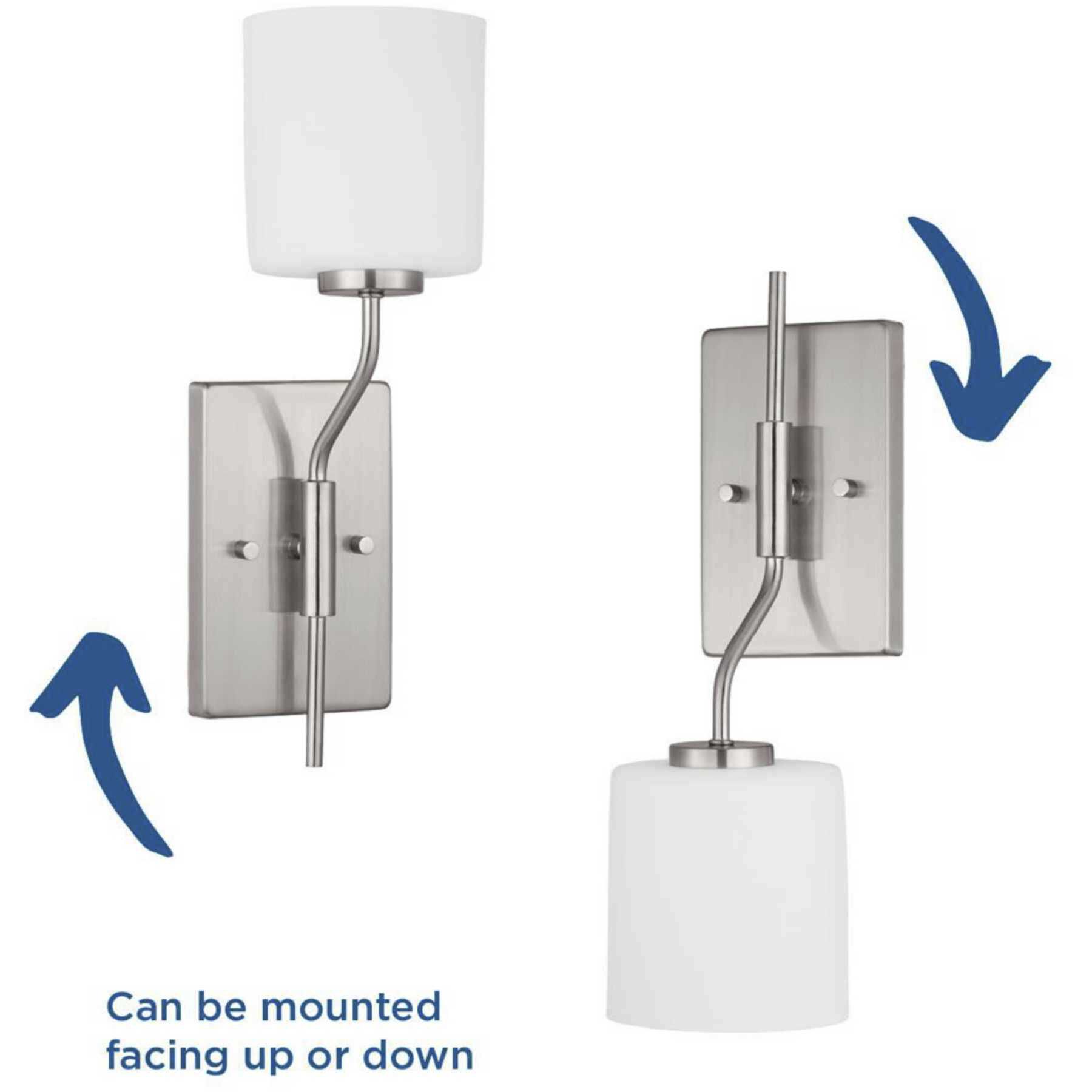 Tobin 1 Light 5 inch Brushed Nickel Wall Bracket Wall Light