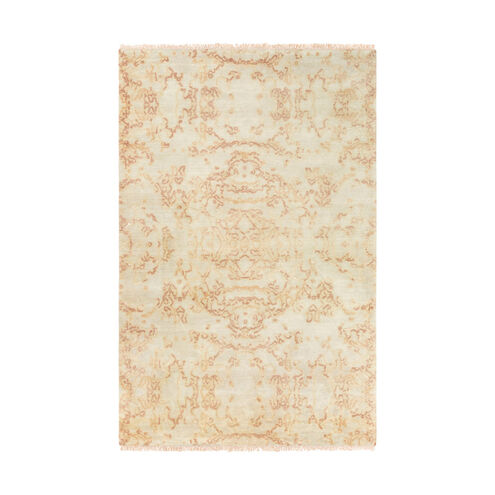 Atmospheric 108 X 72 inch Neutral and Pink Area Rug, Wool and Viscose