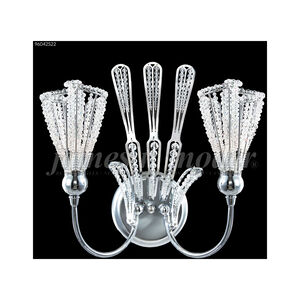 Jewelry 2 Light 14 inch Silver Wall Sconce Wall Light