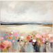 Landscapes Collection Distressed Ivory Wood Framed Art