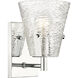 Analia 1 Light 6.5 inch Chrome Wall Sconce Wall Light
