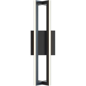 Cass LED 5 inch Black Sconce Wall Light