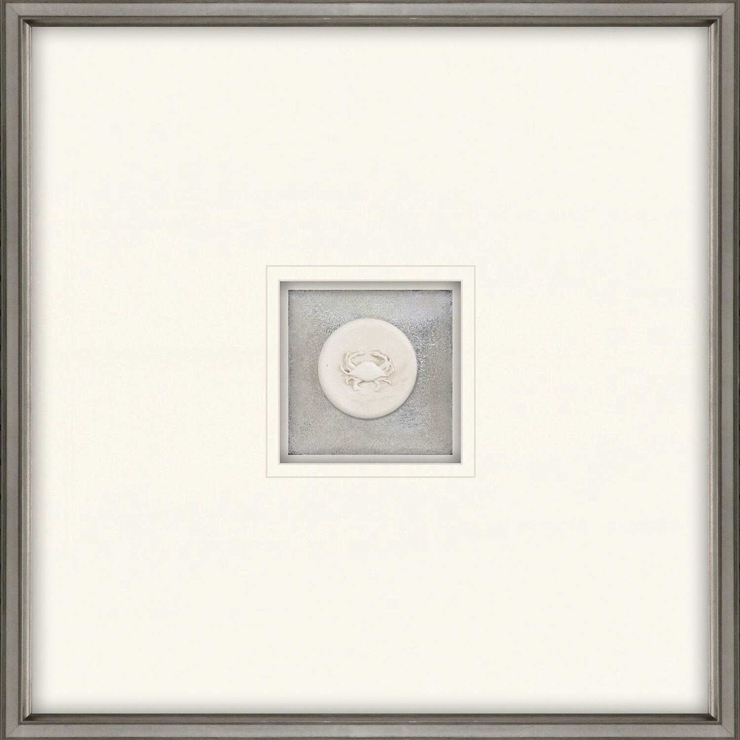 Animals White and Blue Framed Art