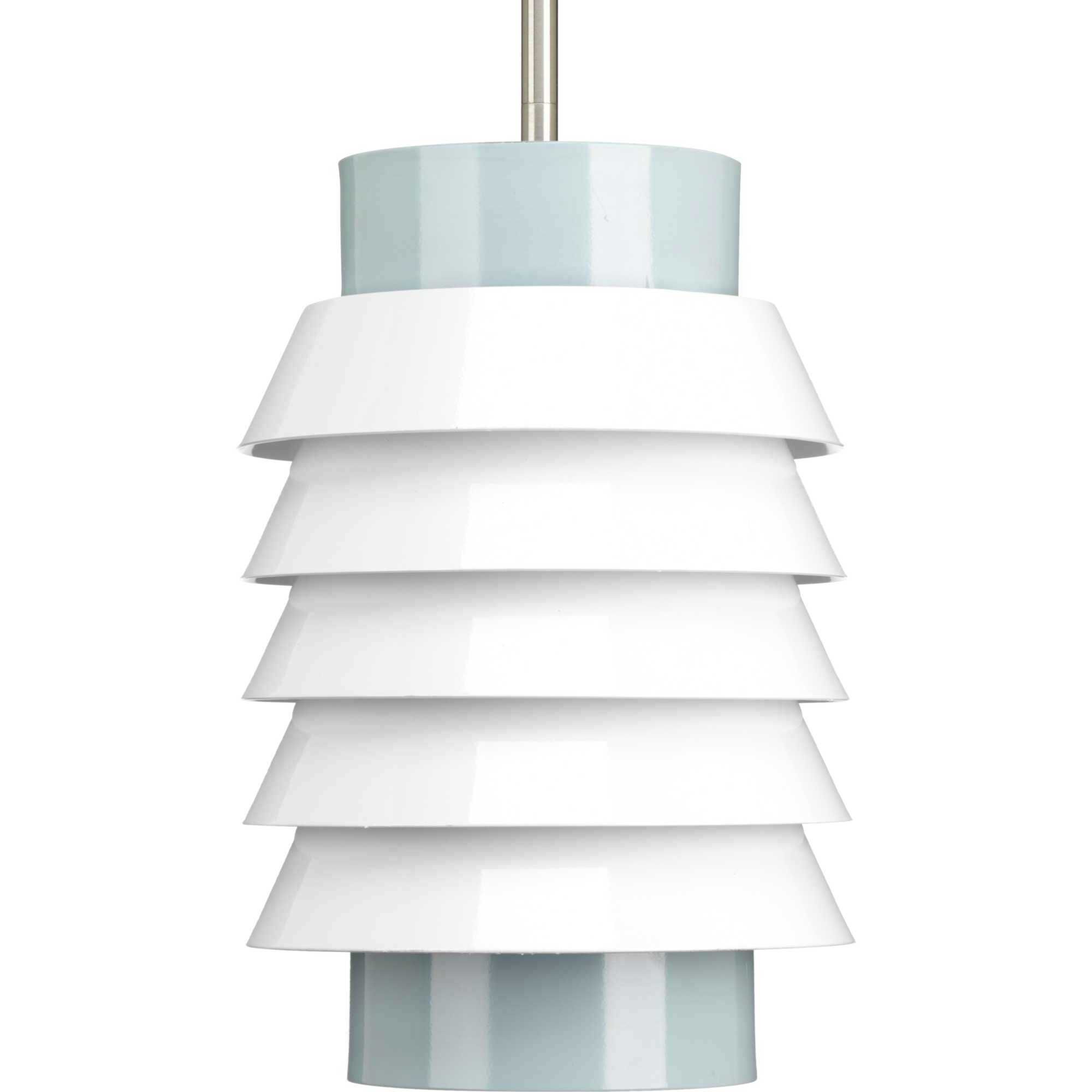 Railay Beach 1 Light 8 inch Brushed Nickel Pendant Ceiling Light, Design Series