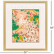 Peacock Paradise II Orange and Green and Red and Pink Framed Art, Propac