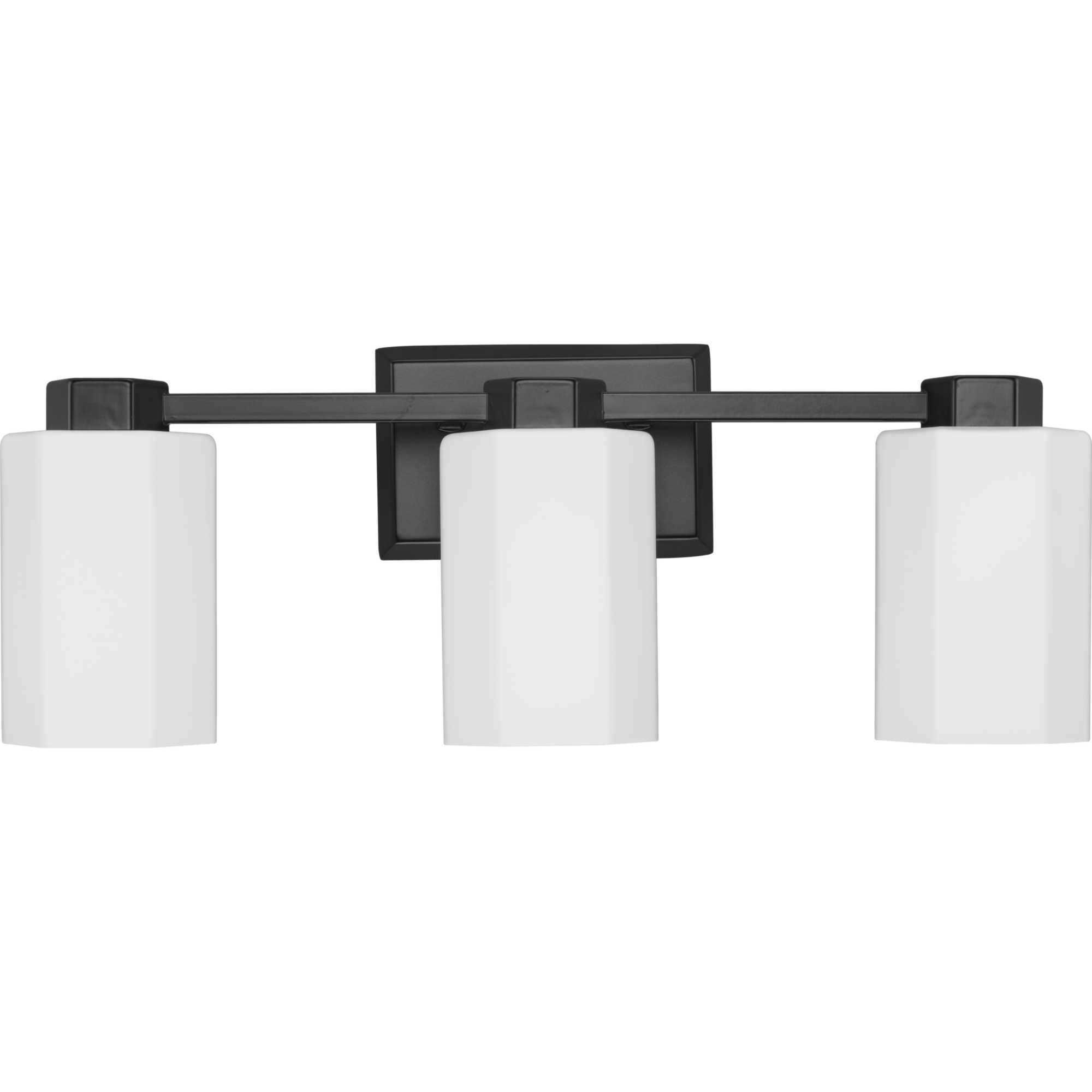 Estrada 3 Light 22.37 inch Matte Black Bathroom Vanity Light Wall Light