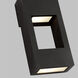 Testa LED 12 inch Black Outdoor Wall Lantern