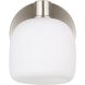 Valentina 1 Light 6.25 inch Brushed Nickel Vanity Light Wall Light