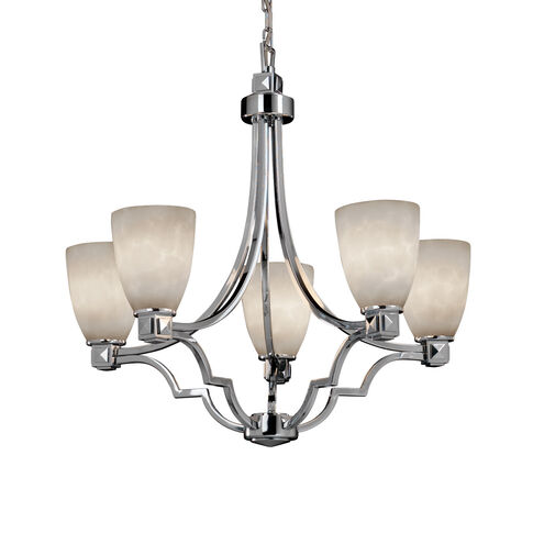 Clouds LED 28 inch Polished Chrome Chandelier Ceiling Light, Argyle