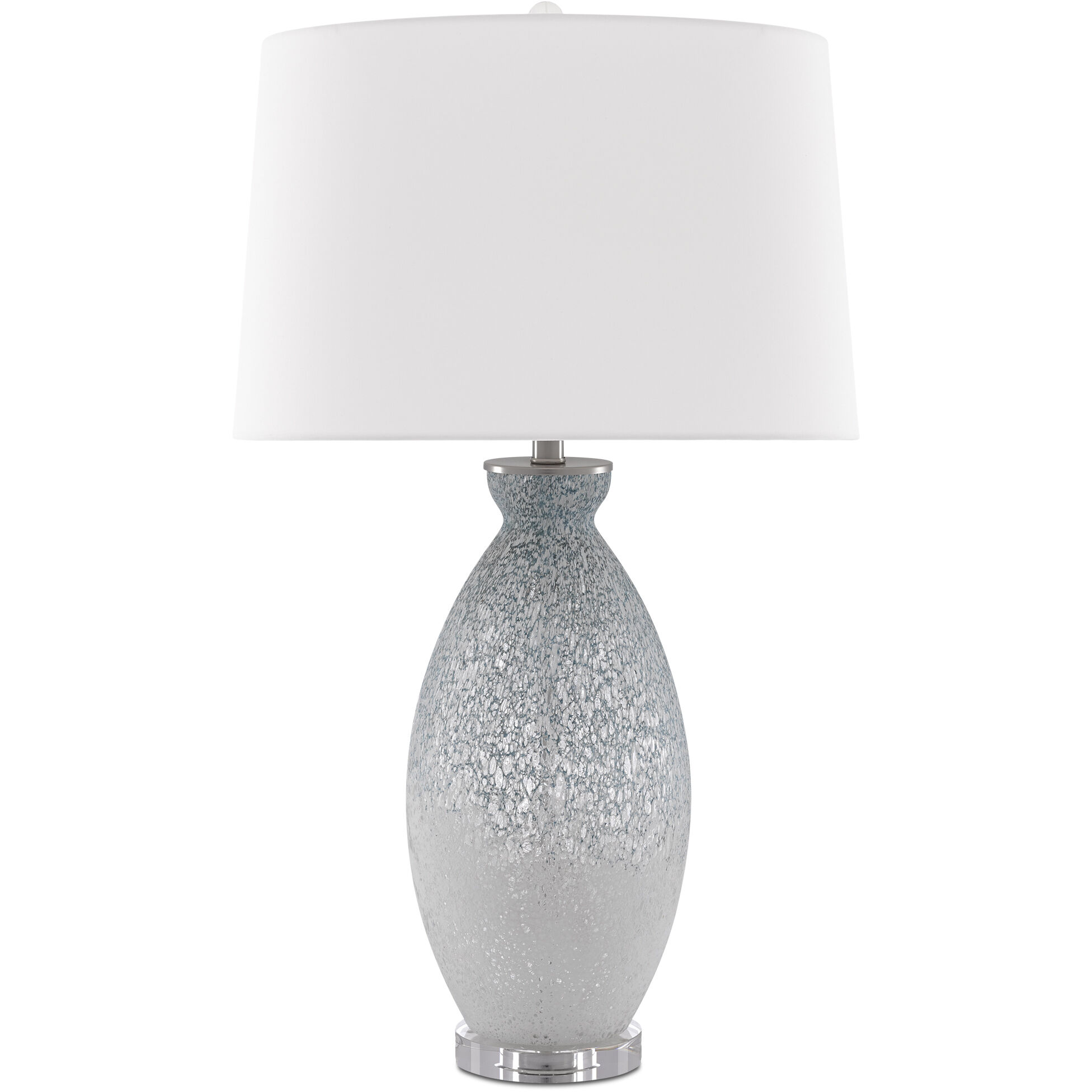 Hatira 33 inch 150 watt Pale Blue/White Table Lamp Portable Light