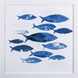 Waterside Collection Blue Framed Art