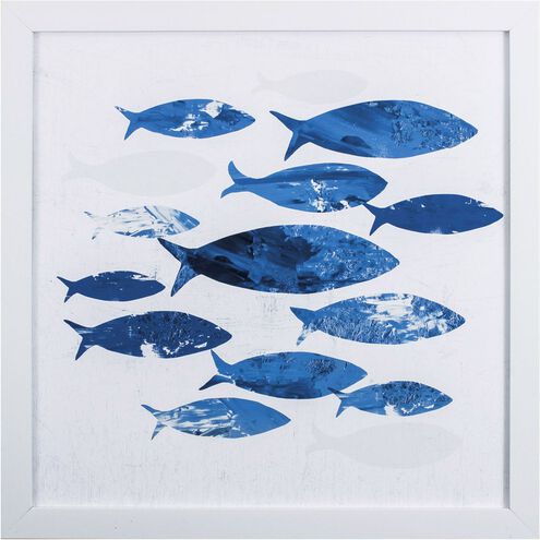 Waterside Collection Blue Framed Art