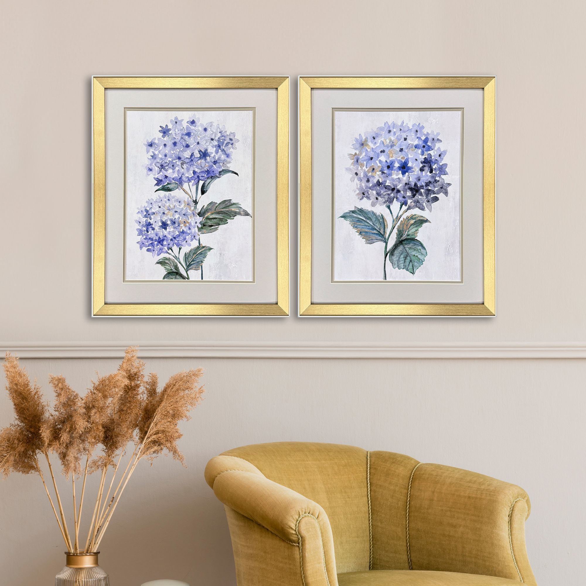 Pretty in Purple Purple and Green and Gray Framed Art, Propac