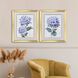 Pretty in Purple Purple and Green and Gray Framed Art