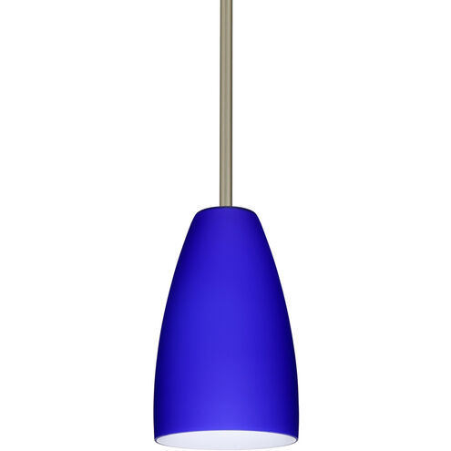 Riva 9 1 Light Satin Nickel Stem Pendant Ceiling Light