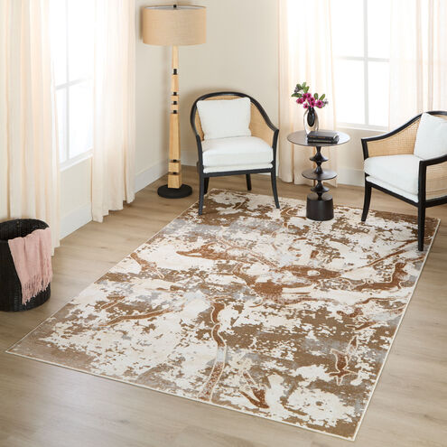 Piave 36 X 24 inch Earth Tones Rug in 2 x 3