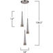 Sunnyvale LED 10 inch Pearl Black and Smoke Down Pendant Ceiling Light