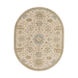 Edda 120 X 96 inch Light Beige Rug, Oval