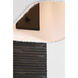 Anne-Marie Barton Fumar 34 inch 8.00 watt Ridged Carbon Statement Table Lamp Portable Light