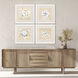 Waterside White and Beige and Black and Neutral Framed Art