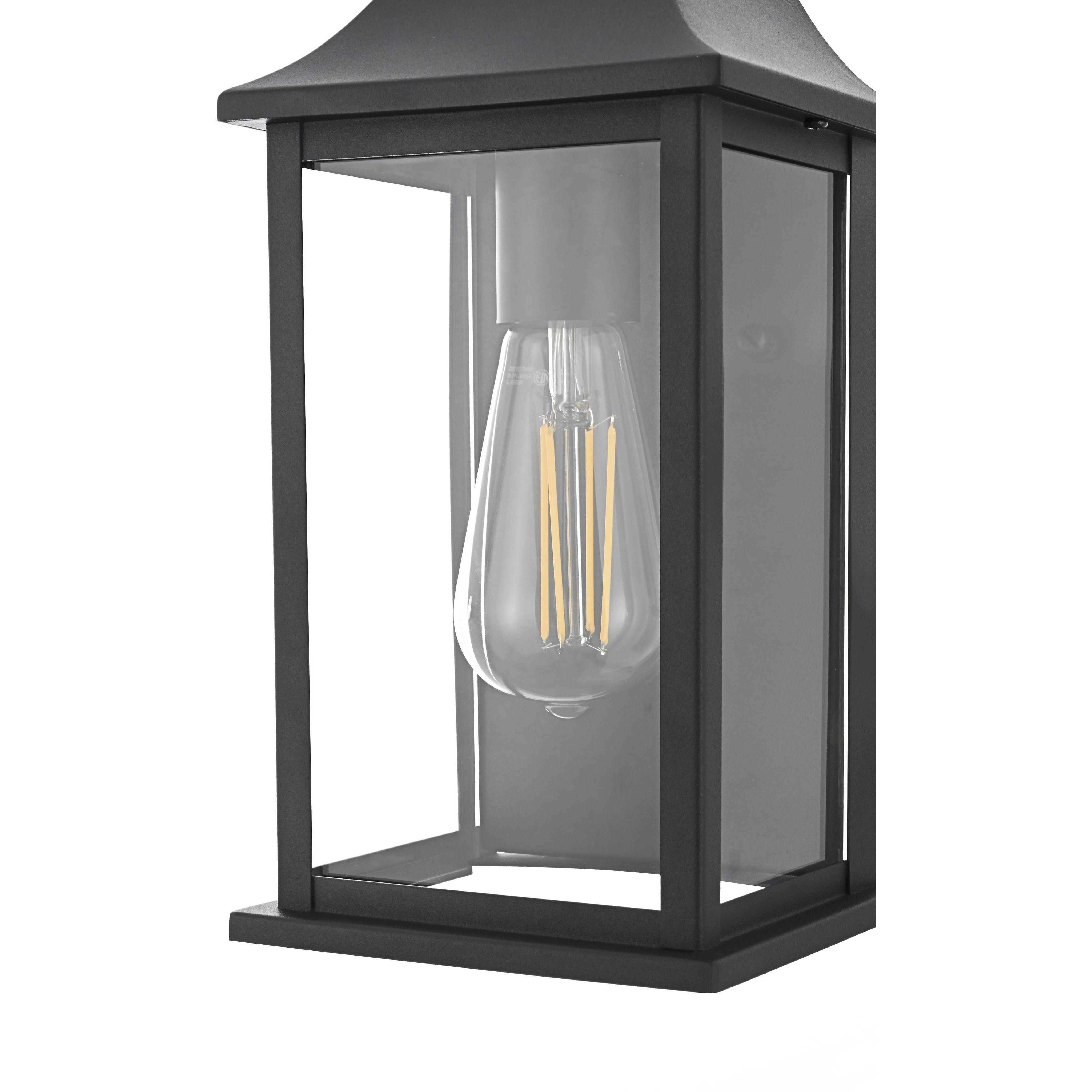 Shepard 1 Light 14.5 inch Black Outdoor Wall Sconce
