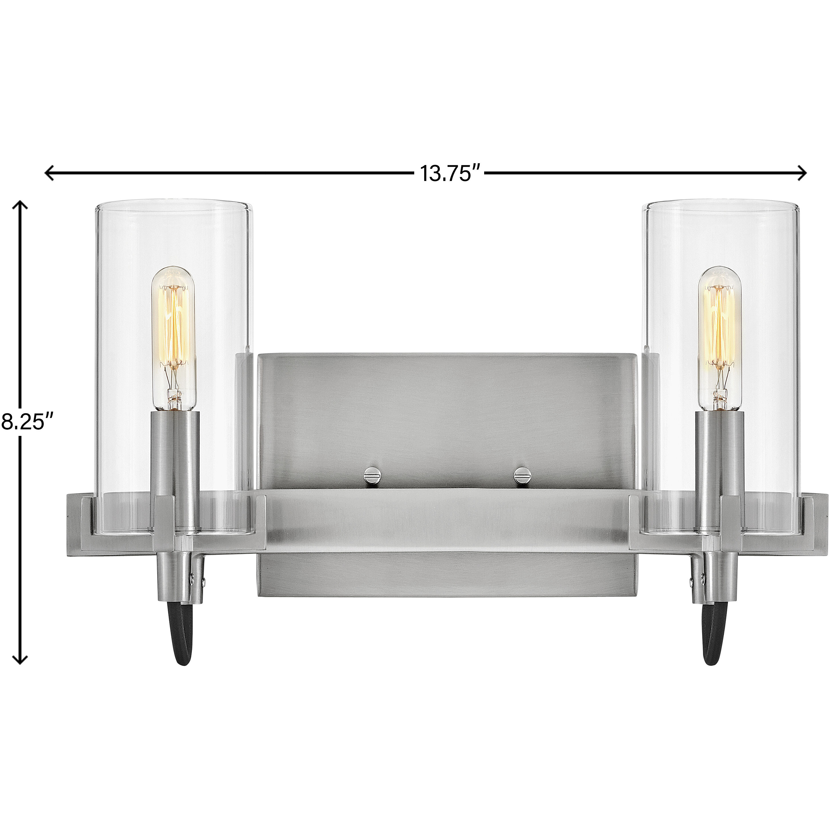 Ryden 13.75 inch Brushed Nickel Vanity Light Wall Light