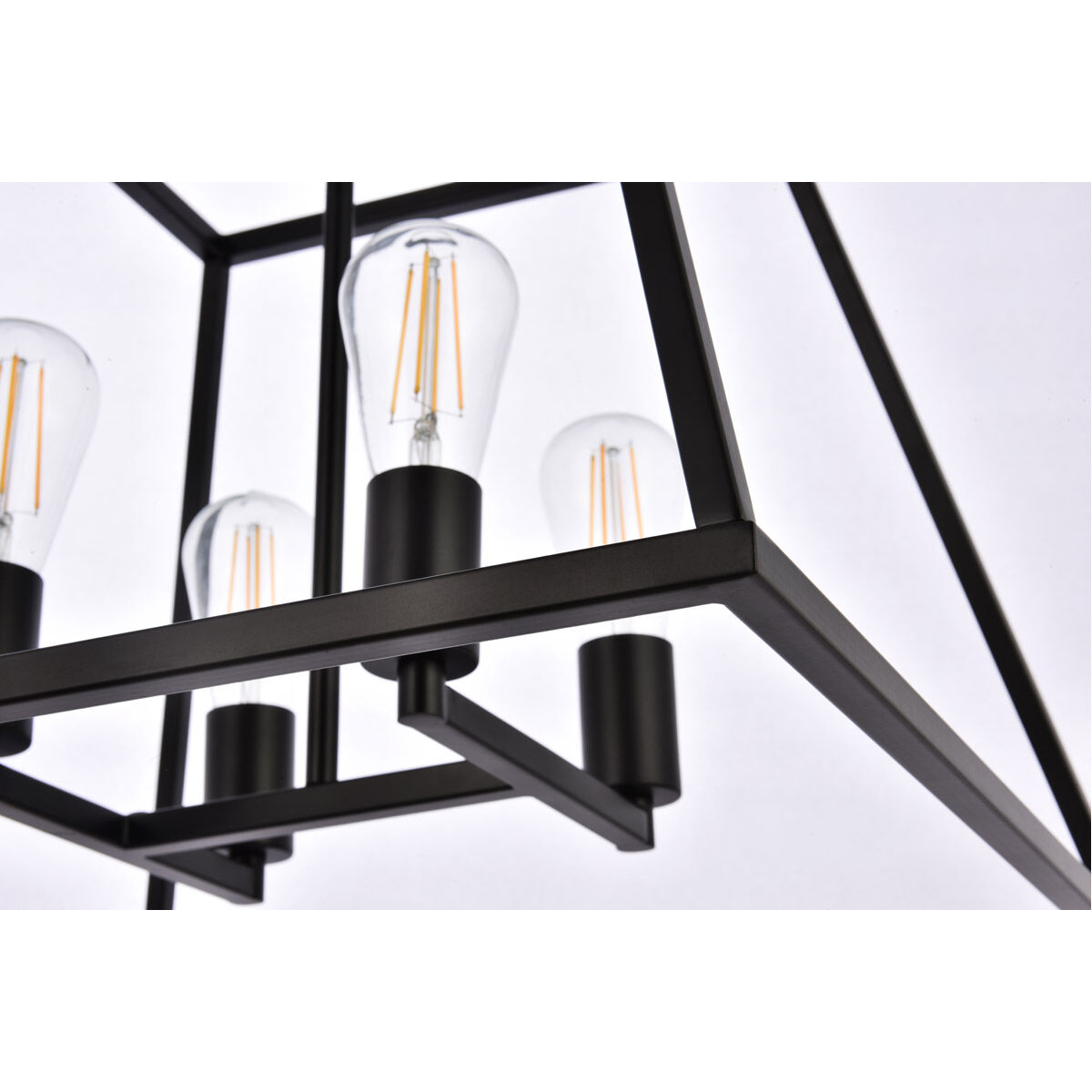 Declan 4 Light 20 inch Black Pendant Ceiling Light